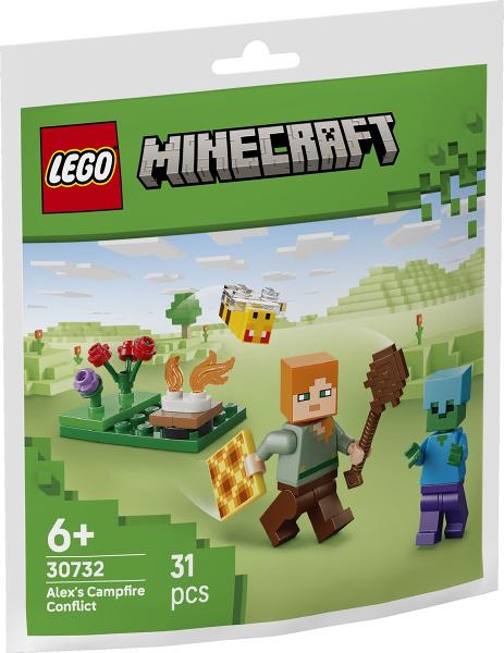 Lego Minecraft polybag 30732  Alex's Campfire Conflict, Kinderen en Baby's, Speelgoed | Duplo en Lego, Nieuw, Lego, Complete set