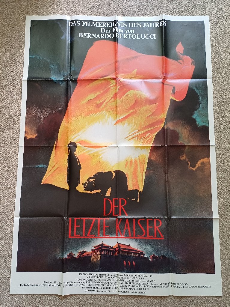 THE   LAST   EMPEROR     filmposter., Rechthoekig Staand, Verzenden, Nieuw, A1 t/m A3