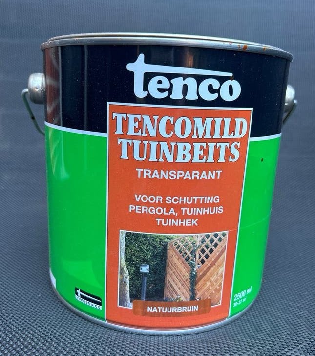 Tenco Tencomild Tuinbeits Transparant Natuurbruin 2,5L, Ophalen, Bruin, Nieuw, Beits