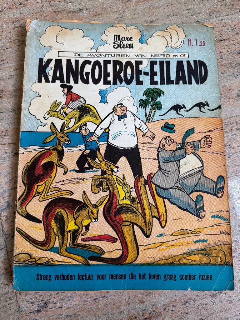 De avonturen van Nero en co ; kangoeroe -eiland, Boeken, Gelezen, Marc Sleen, Eén stripboek, Ophalen of Verzenden