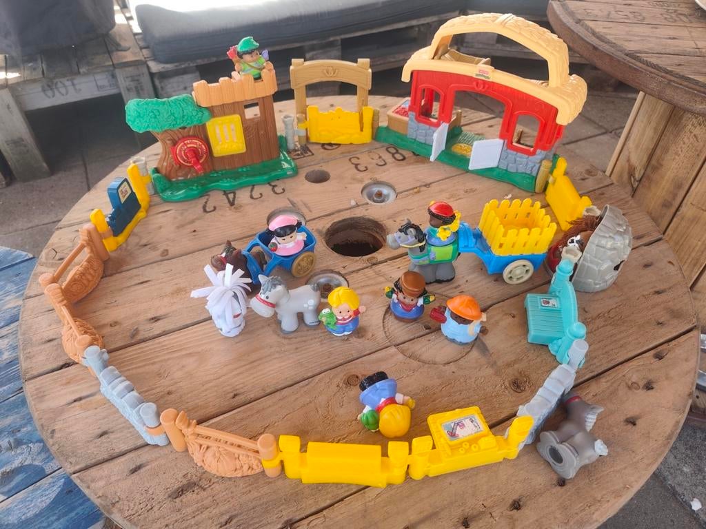 Fisher-Price Little People Boerderij Speelset met Figuren, Ophalen, Gebruikt, Jongen of Meisje