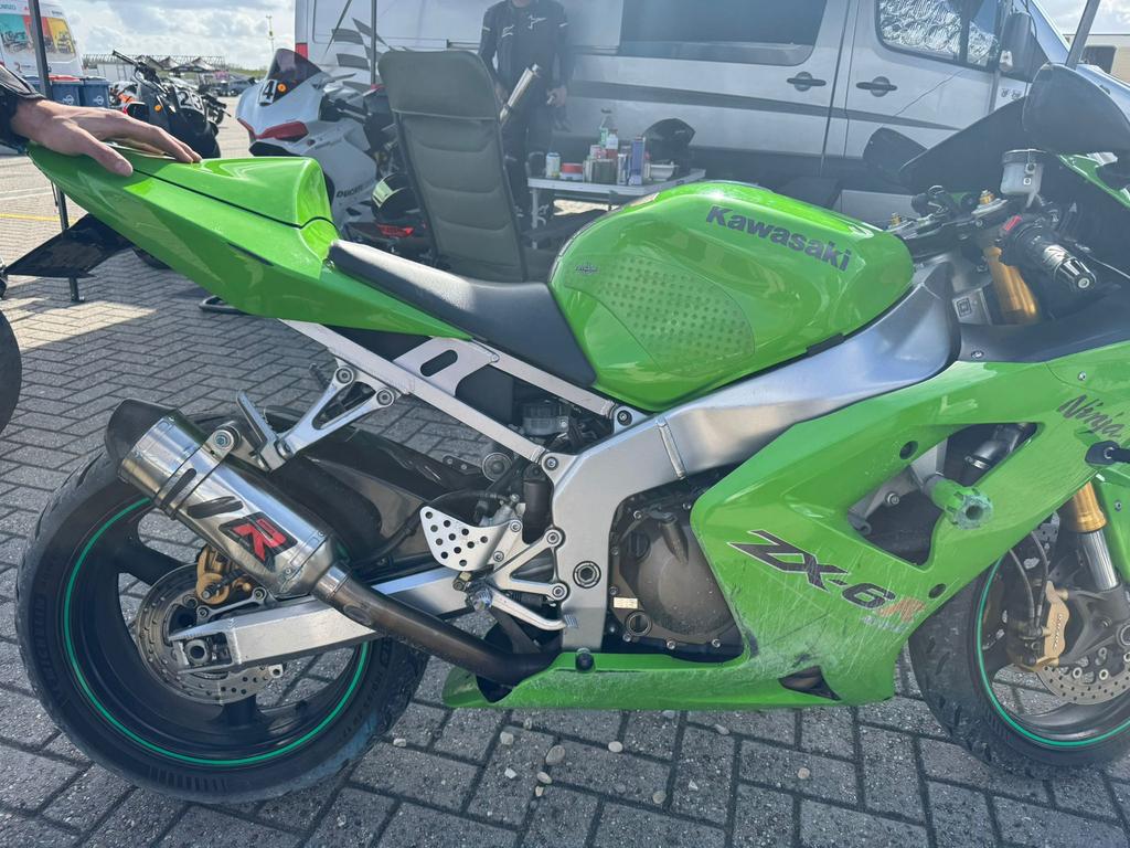 Gezocht: rearset rechts kawasaki zx6r 636 2003, Ophalen, Gebruikt
