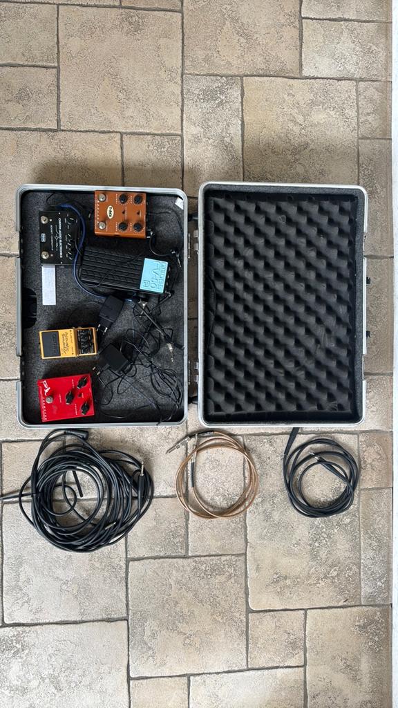 Gitaar effectpedalen set met koffer - T-Rex, Boss, Muziek en Instrumenten, Ophalen, Gebruikt, Delay of Echo