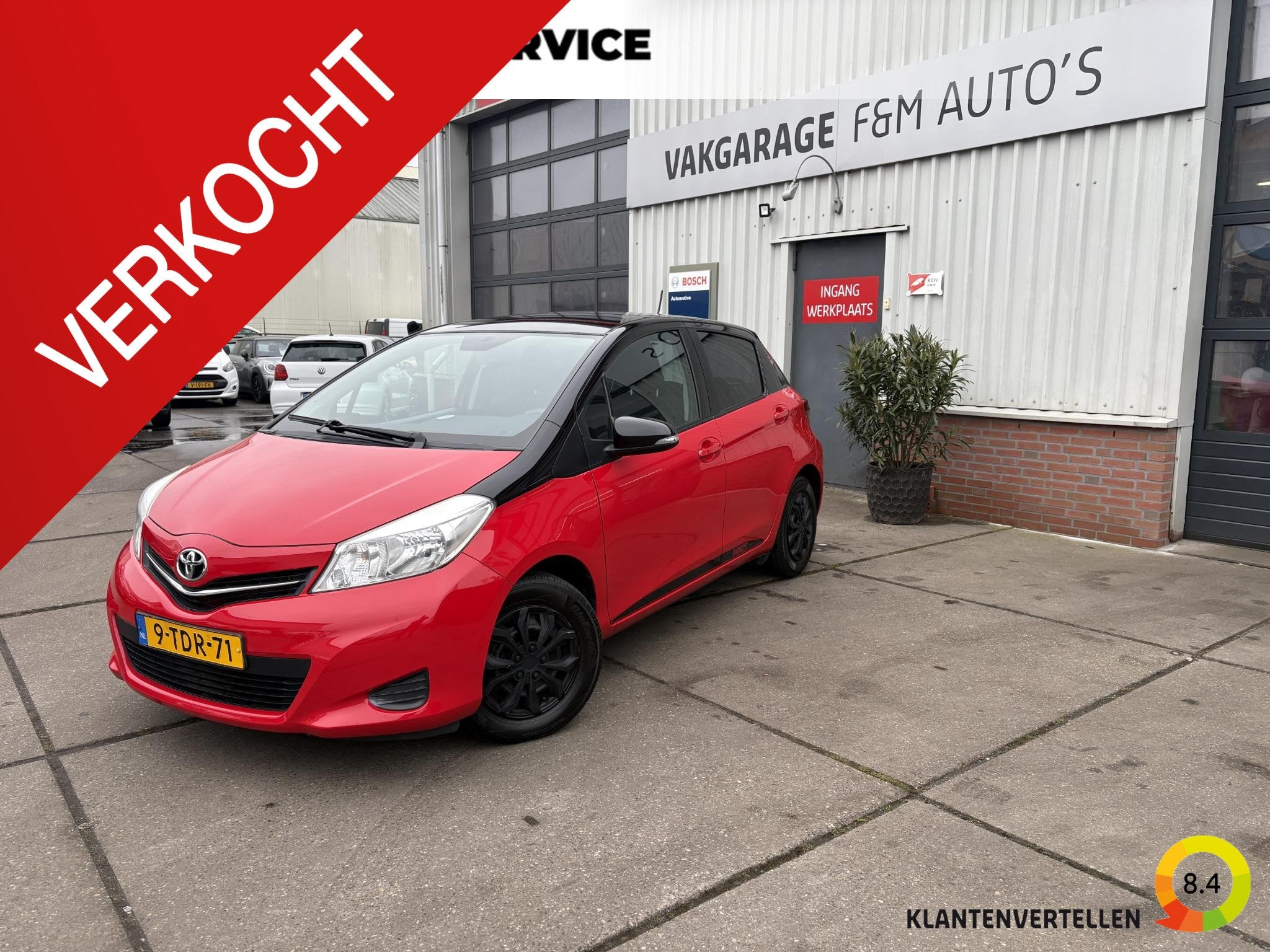 Toyota Yaris 1.0 VVT-i Now, Auto's, Euro 5, Stof, Gebruikt, Origineel Nederlands