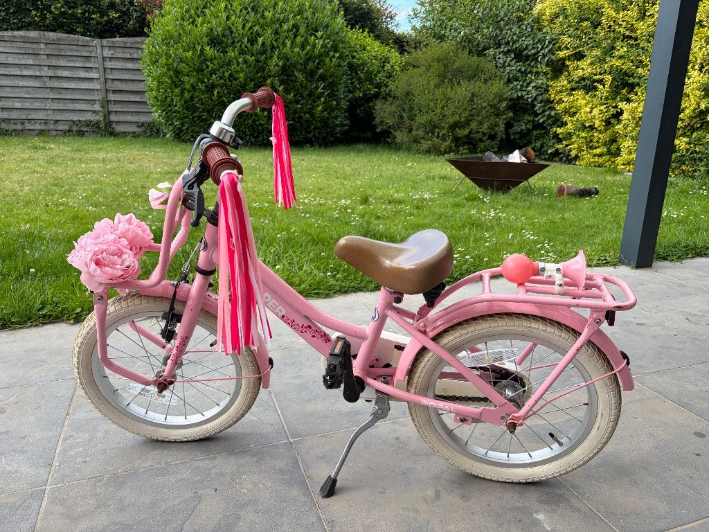 Meisjes fiets 16 inch, Ophalen, Terugtraprem, Gebruikt, Handrem