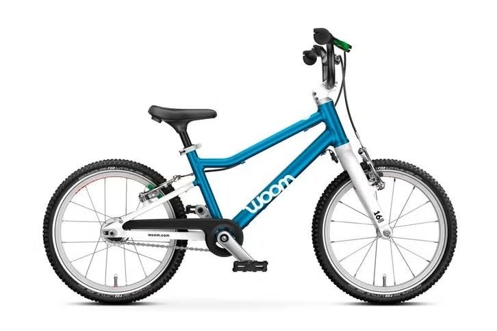 Woom 3 kinderfiets - 16 inch - Blauw, Fietsen en Brommers, Velgrem, Ophalen of Verzenden, Woom, Minder dan 16 inch