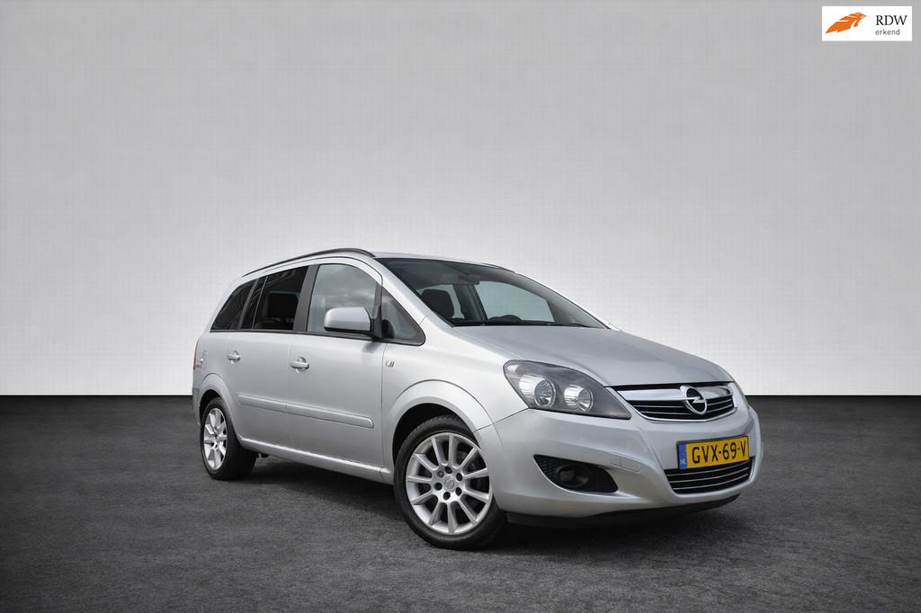 Opel ZAFIRA 1.8 Cosmo, Auto's, Euro 5, Stof, Gebruikt, Zwart