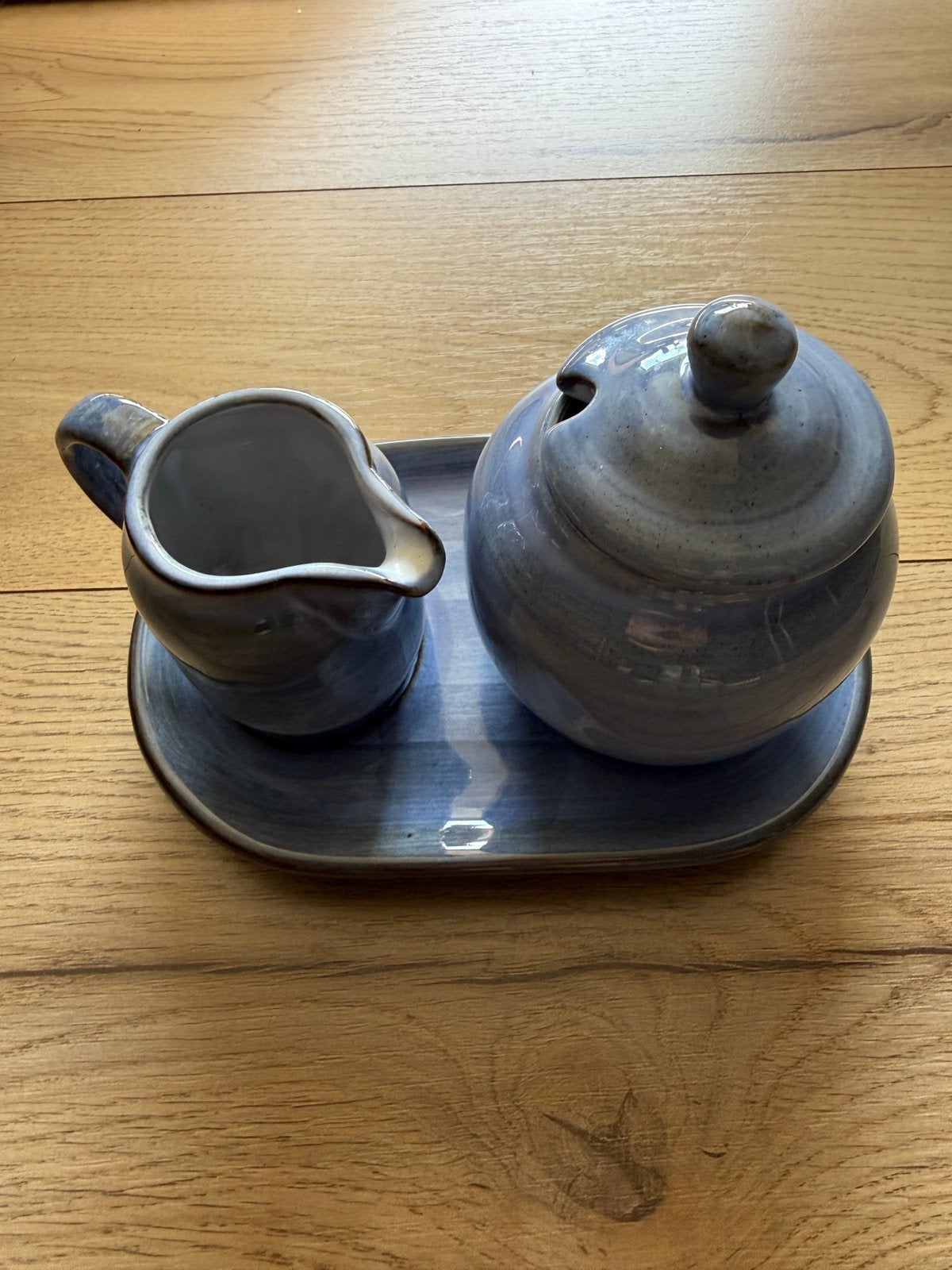 Volendams Aardewerk roomsetje blauw, Ophalen of Verzenden