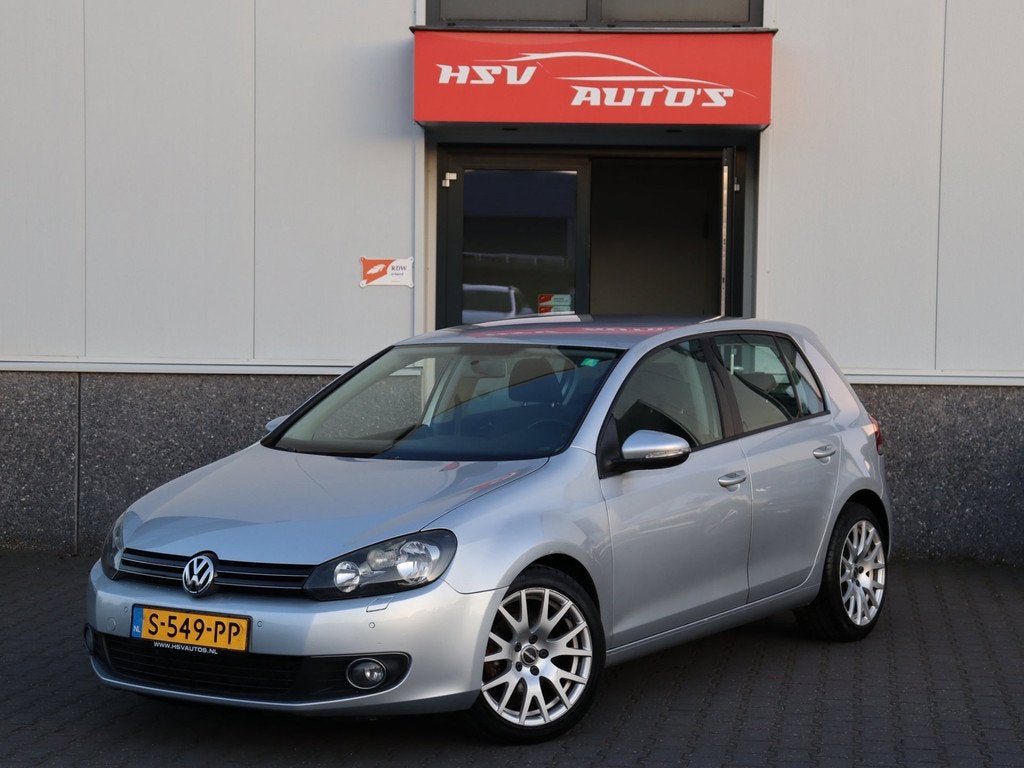 Volkswagen Golf 1.4 TSI Highline automaat LM navi, Auto's, Volkswagen, Euro 5, Gebruikt, 4 cilinders, Alcantara
