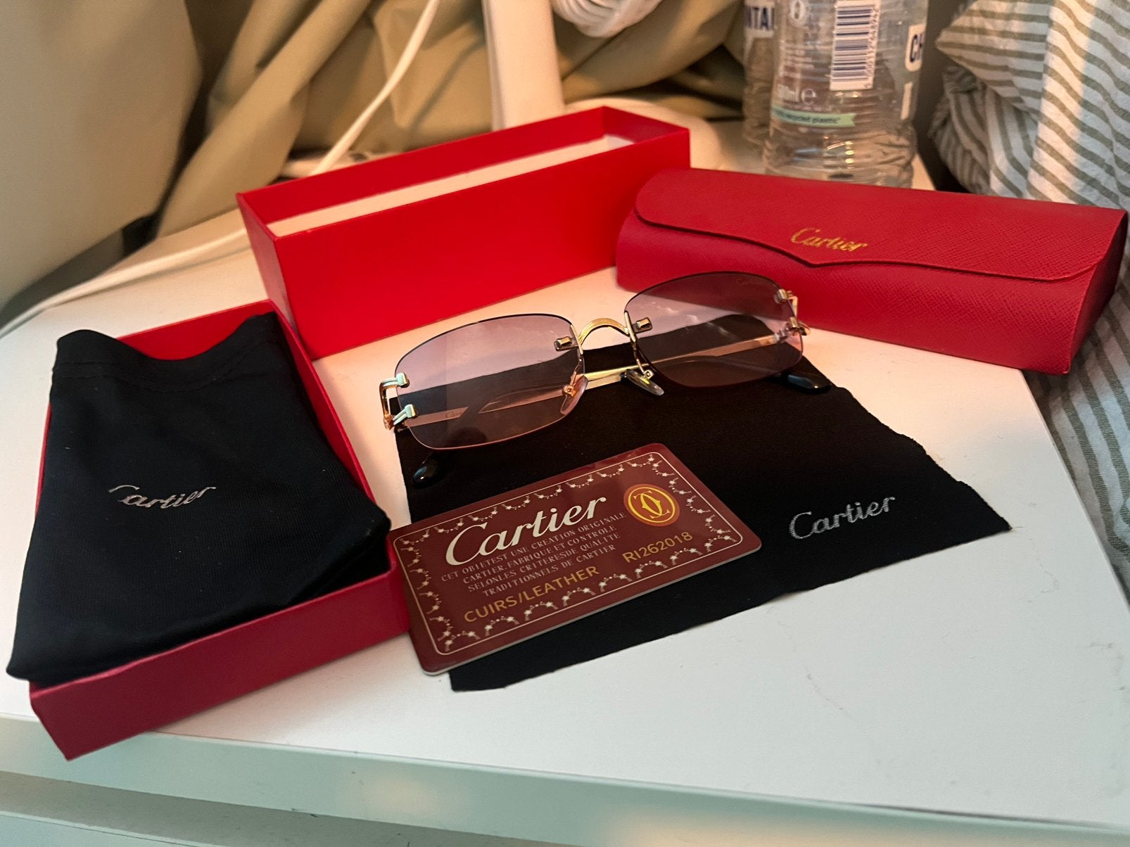 Cartier Zonnebril, Sieraden, Tassen en Uiterlijk, Zonnebrillen en Brillen | Heren, Overige merken, Zonnebril, Ophalen of Verzenden