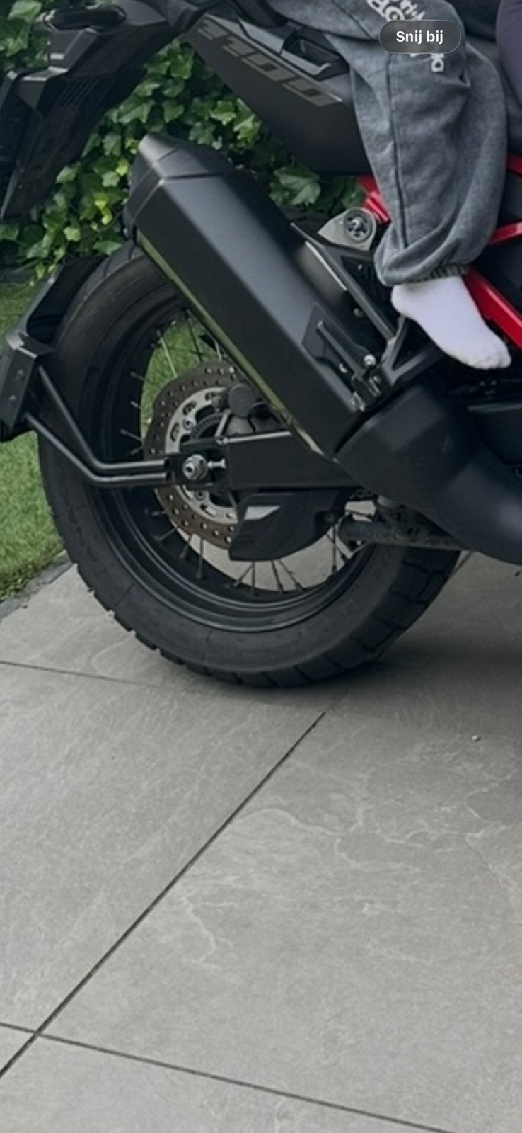 Originele Honda Africa Twin uitlaat., Ophalen of Verzenden, Gebruikt