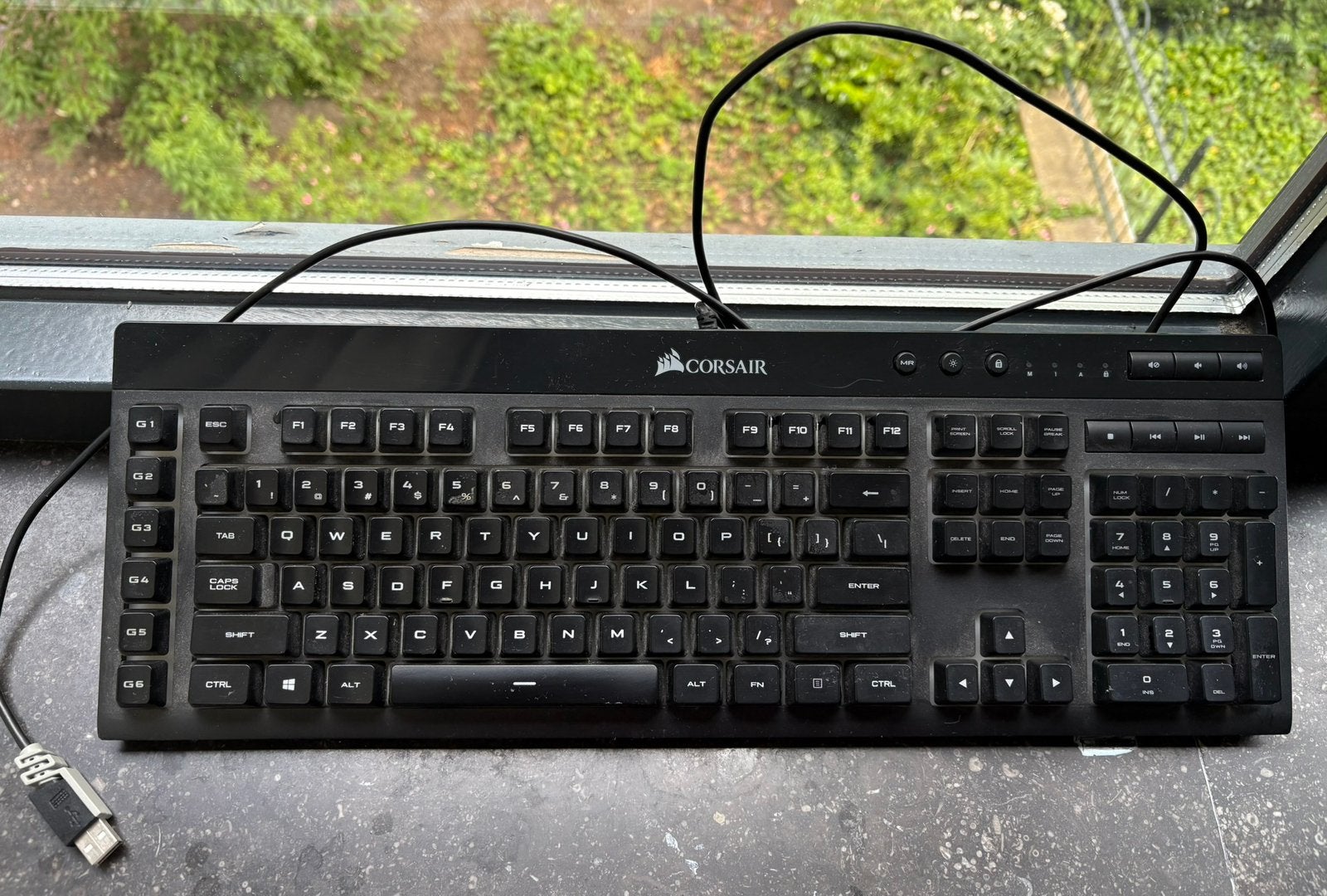 Corsair Gaming Keyboard K55 RGB, Ophalen of Verzenden, Zo goed als nieuw