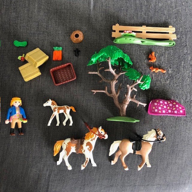 Playmobil 5227 Paddock met paardenfamilie incompleet, Kinderen en Baby's, Speelgoed | Playmobil, Ophalen of Verzenden