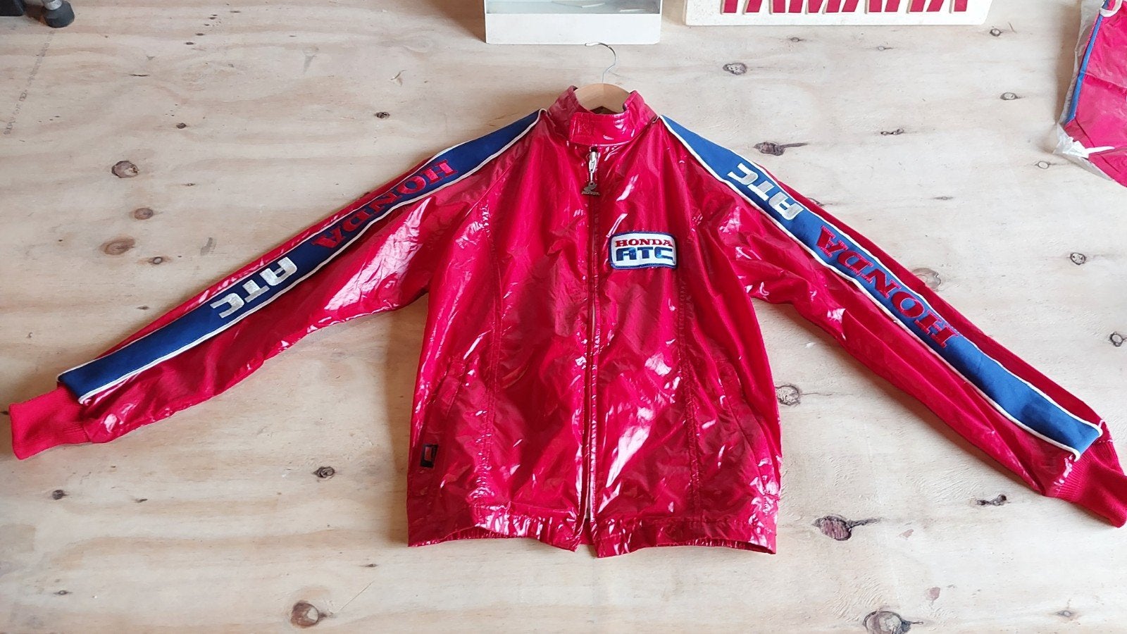 Vintage Honda ATC jas trike hondaline, Motoren, Kleding | Motorkleding, Ophalen, Tweedehands, Jas | leer