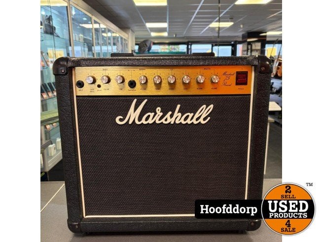 Marshall 75 Reverb Gitaarversterker | Nette staat, Marshall, Zo goed als nieuw, Support@marshall.com, Marshall Amplification PLC
Denbigh Road
Bletchley, Milton Keynes
MK1 1DQ
United Kingdom