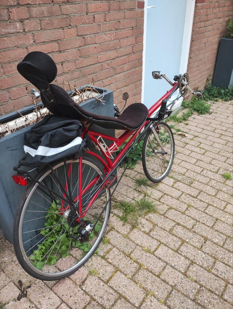 M5 Street Legal Ligfiets - met werk, Fietsen en Brommers, Fietsen | Ligfietsen, Gebruikt, Velgrem, Onderstuur, Ophalen