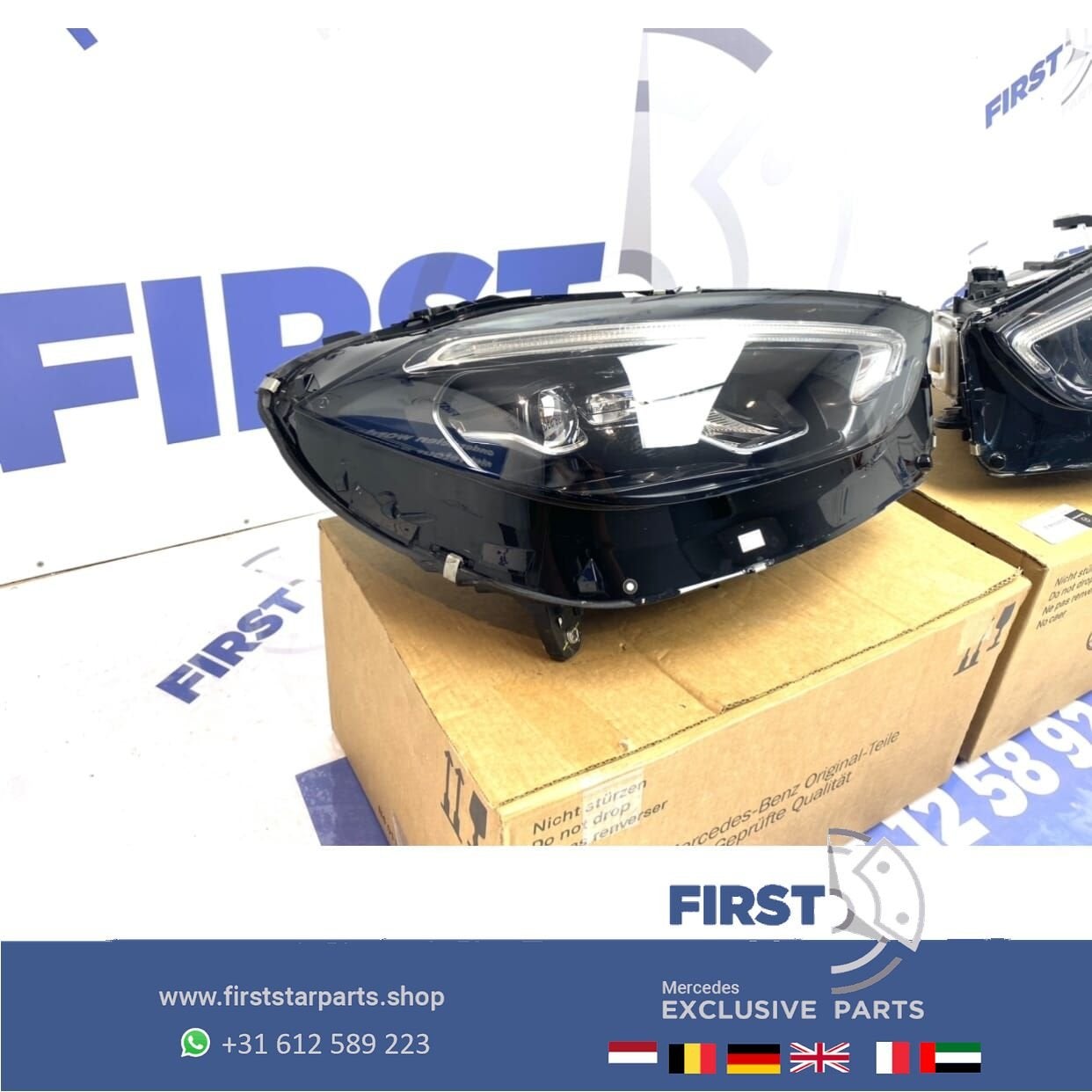 W206 C206 A206 S206 C klasse LED KOPLAMP RECHTS COMPLEET MET, Auto-onderdelen, Verlichting, Gebruikt, -, Ophalen of Verzenden