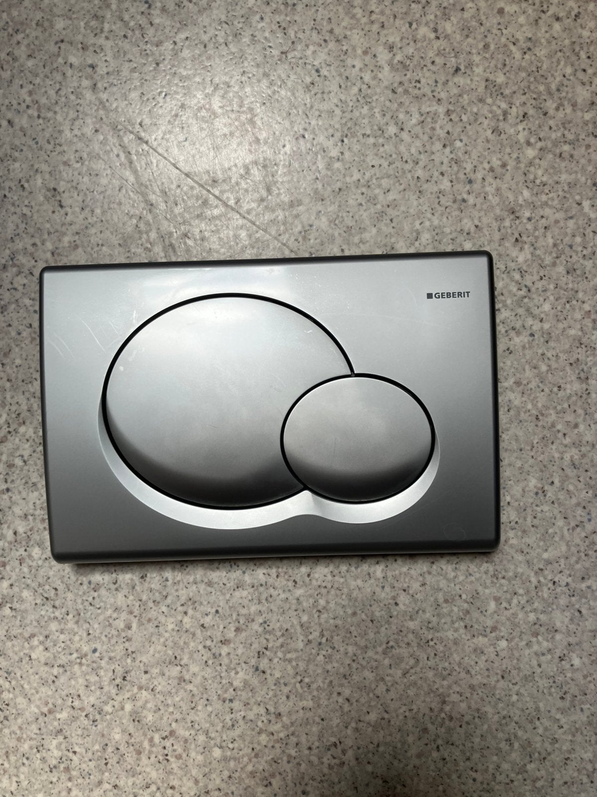 Geberit bedienings systeem plaat 2 stuks, Ophalen of Verzenden, Gebruikt, Toilet