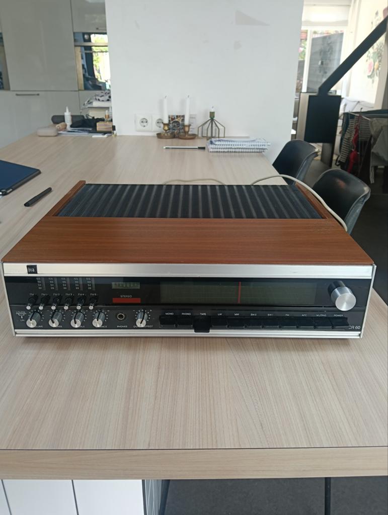Dual CR 60 Vintage Stereo Receiver - Goede Staat, Overige merken, Gebruikt, Ophalen of Verzenden, Minder dan 60 watt
