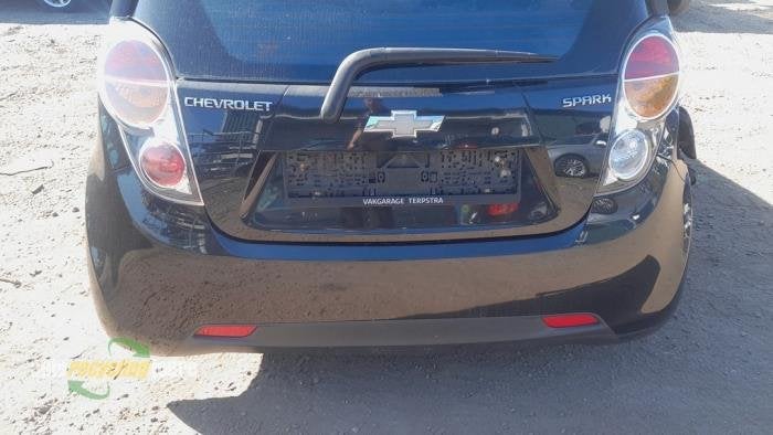 Achterbumper van een Chevrolet Spark (GAR), Gebruikt, -, Bumper, -