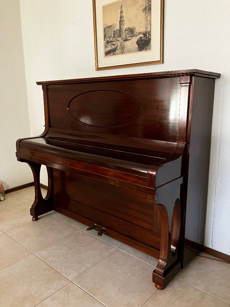 Antieke Niendorf piano, Ophalen, Gebruikt, Bruin, Piano
