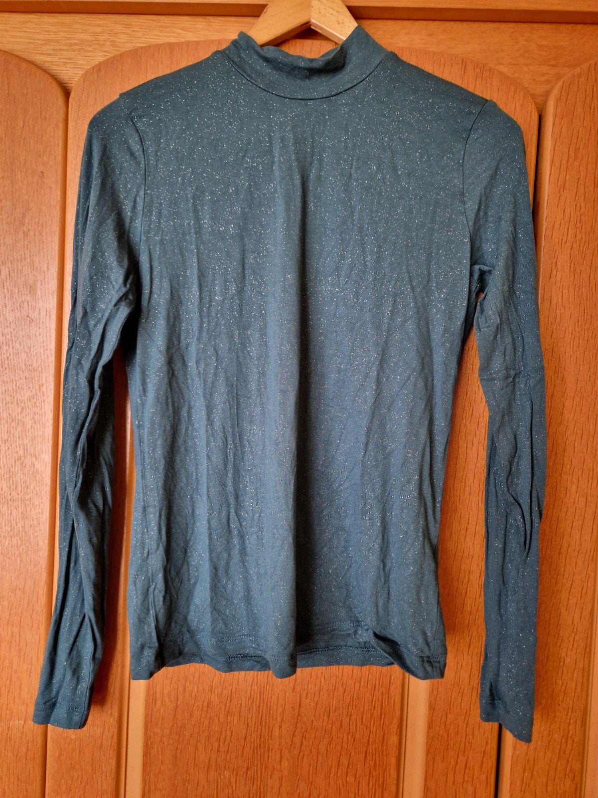 Hema Groene Glitter Trui Maat S, Ophalen of Verzenden, Lange mouw, Maat 36 (S), Gedragen