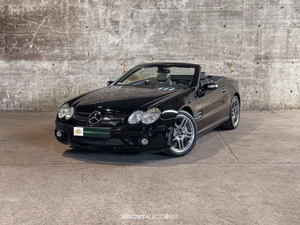 Mercedes-Benz SL-Klasse SL65 AMG 6.5 V12 (bj 2005), Auto's, Mercedes-Benz, Automaat, Gebruikt, Zwart, Bedrijf