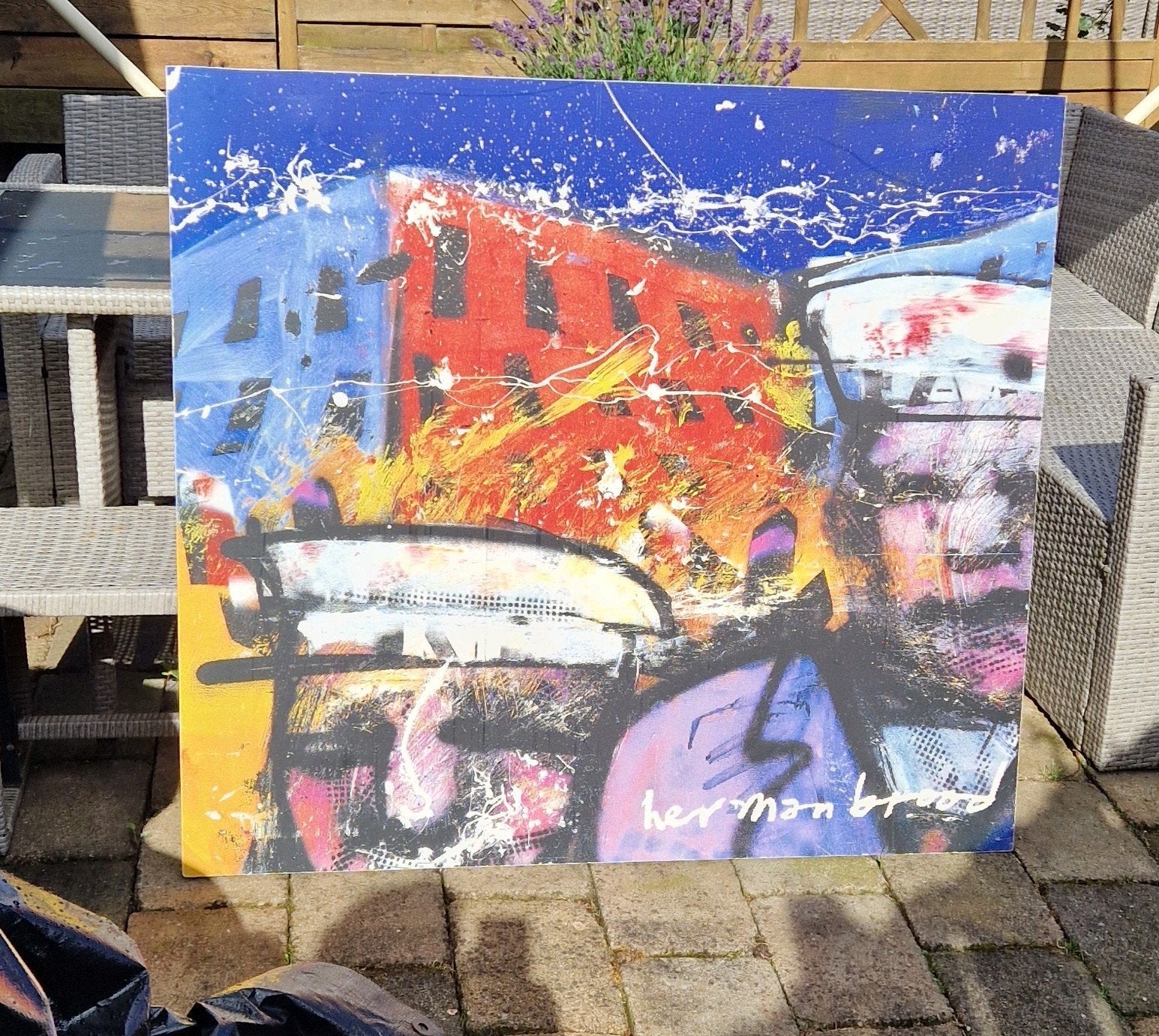Enorme poster herman brood, Ophalen, A1 t/m A3, Film en Tv