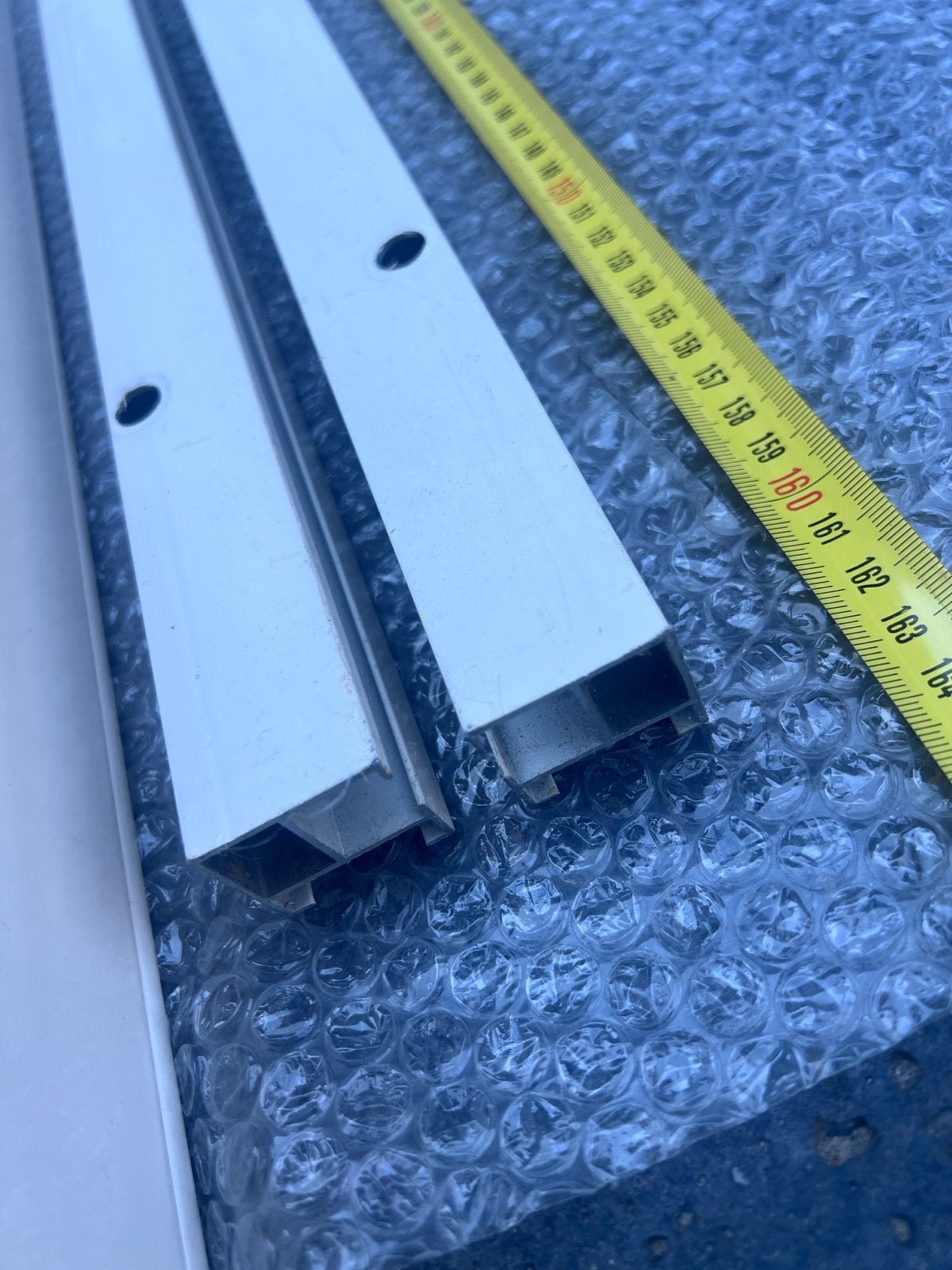 2x Verandazonwering / Screens - 170cm breed, Tuin en Terras, Zonneschermen, Ophalen, Gebruikt, Minder dan 250 cm, Minder dan 150 cm