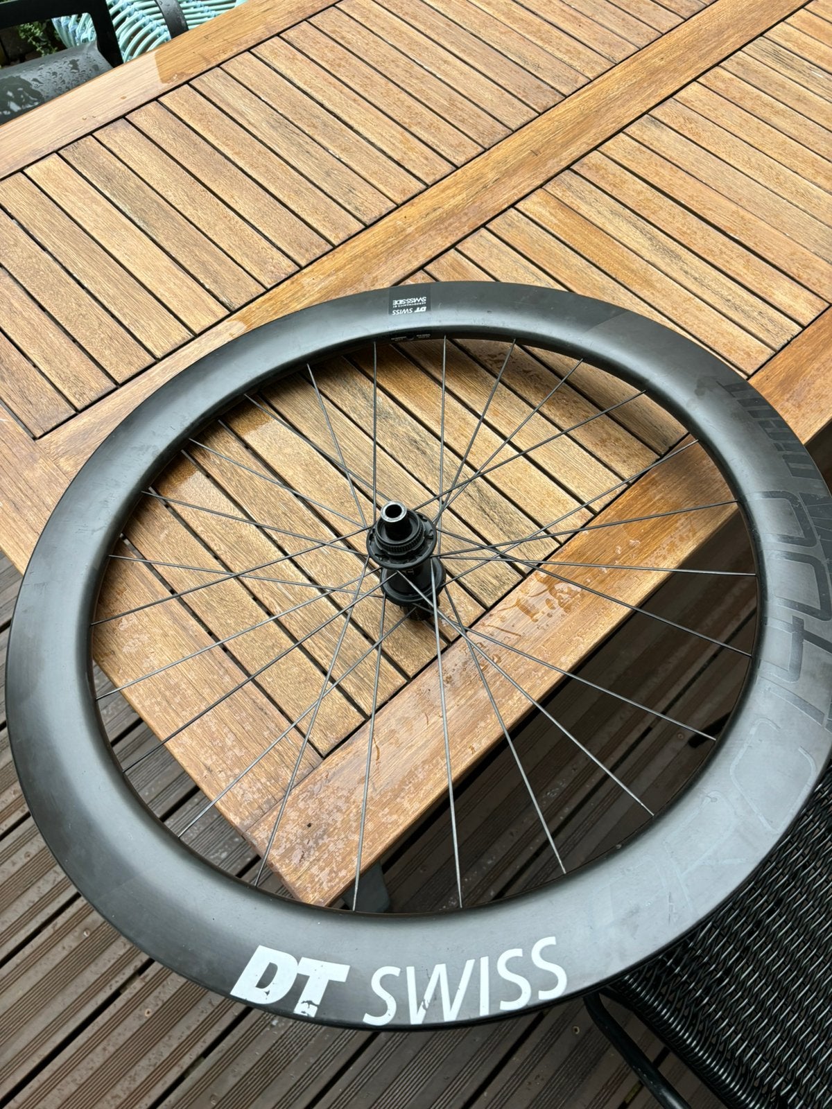 DT Swiss ARC1400 Carbon achterwiel Disc shimano body, Wiel, Gebruikt, Ophalen of Verzenden, Racefiets
