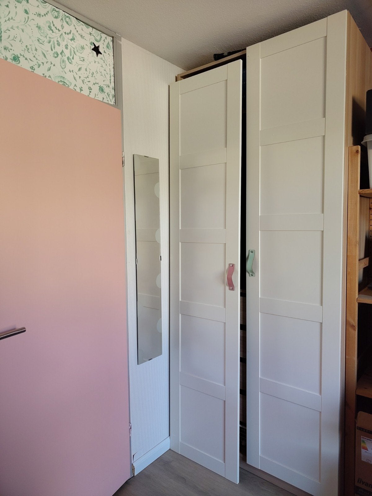 Ikea pax bergsbo deuren wit, Ophalen, Gebruikt, 50 tot 100 cm, 200 cm of meer