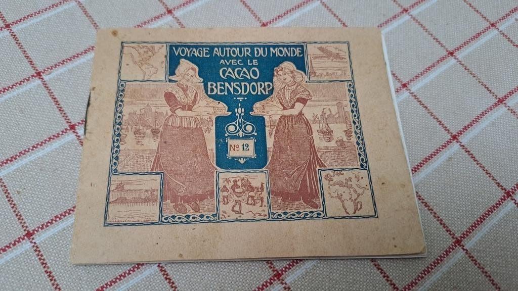 CACAO BENSDORP voyage autour du monde no 12- 10x8 cm, Verzamelen, Merken en Reclamevoorwerpen, Verzenden, Overige typen
