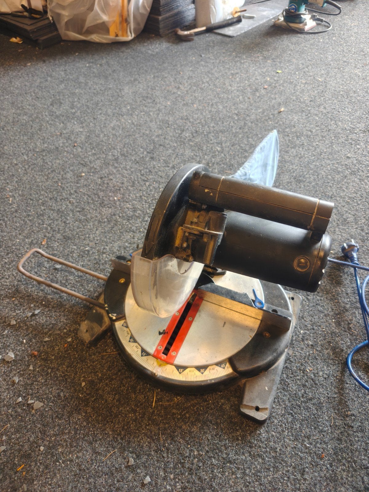 FERM FKZ-210N Afkortzaag / Verstekzaag (1200W - 210mm), Ophalen, Topcraft/FERM, Gebruikt, Afkortzaag