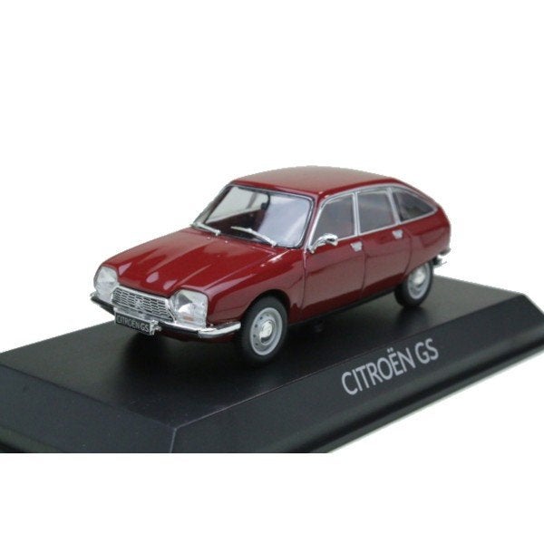 Citroen GS 1970 Massena Rood Modelauto 1/43 Norev, Auto, Norev, Ophalen of Verzenden, Norev