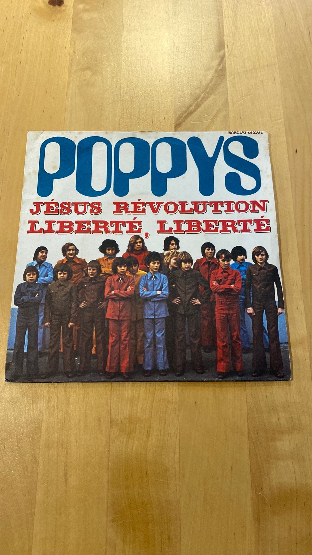 Vinyl single Poppys - Jesus revolution, Ophalen of Verzenden, Zo goed als nieuw, Pop