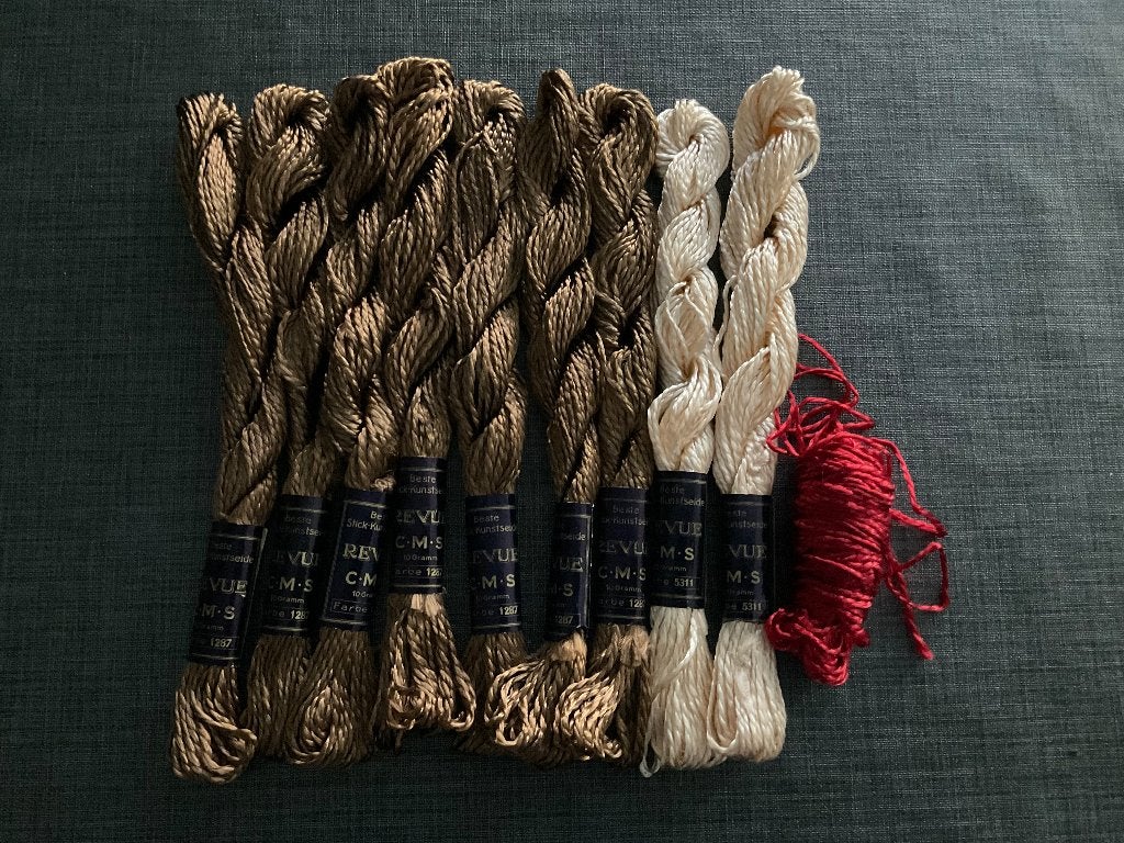 Borduurgaren ... Revue C.M.S. Beste Stick-Kunstseide', Ophalen, Zo goed als nieuw, Handborduren, Borduurgaren of Zijde
