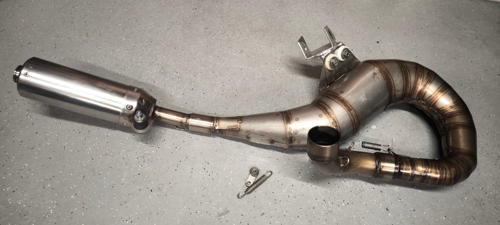 Vespa PX PX200 JL RZ Mark 1 uitlaat in RVS, Ophalen of Verzenden, Gebruikt