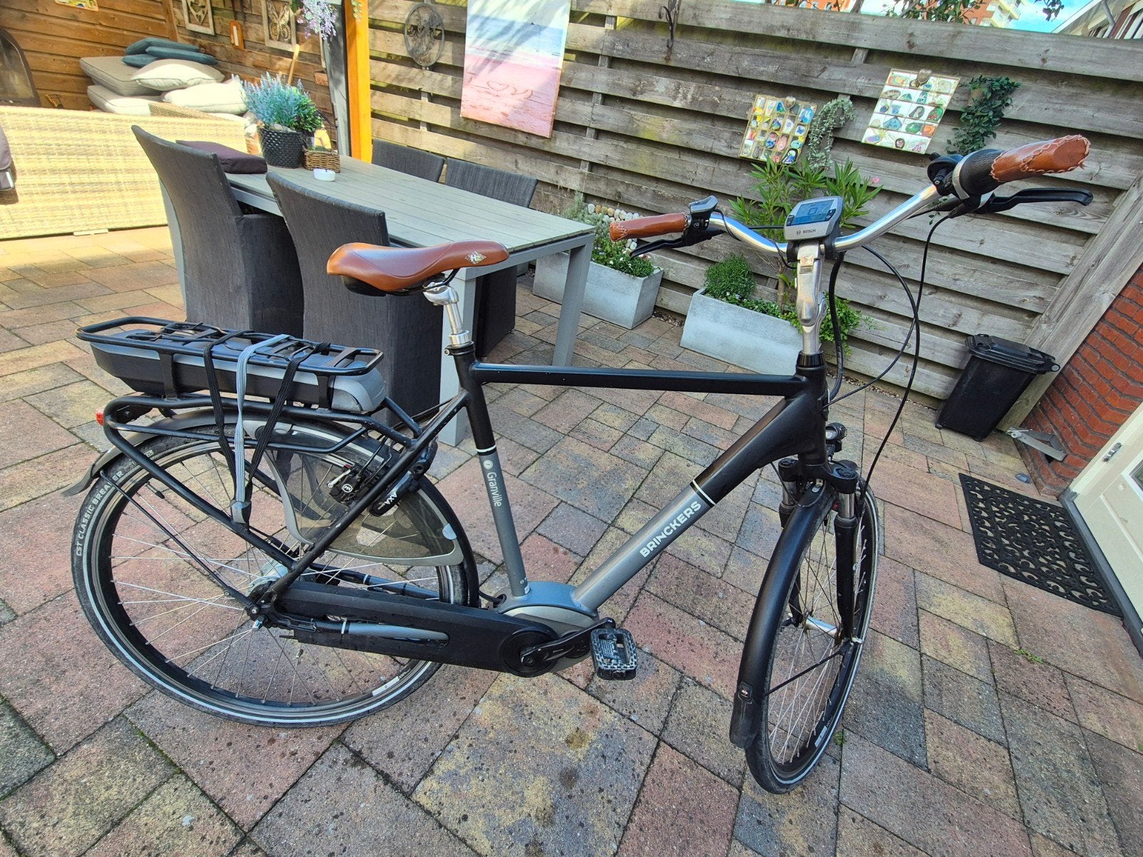 Brinckers granville E-bike 500Wh accu, Fietsen en Brommers, Elektrische fietsen, Ophalen, Gebruikt, Brinckers, 59 cm of meer