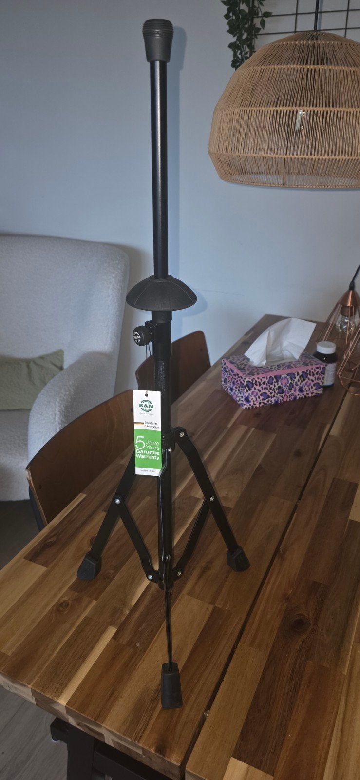 K&M Trombone Standaard - Nieuw met 5 Jaar Garantie, Ophalen of Verzenden, Nieuw, Instrumentstandaard, Trombone