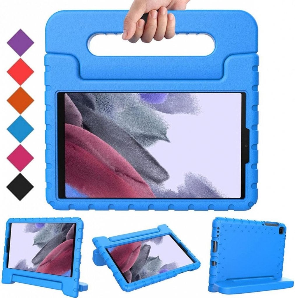 Kinderhoes blauw - Tab A7 - 10,4- Z4/P3, Madefor@samsung.com, Nieuw, Bescherming voor- en achterkant, Ophalen of Verzenden