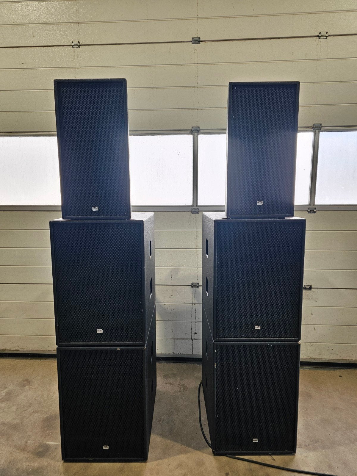 DAP Audio Clubmate III Speakerset, Gebruikt, Inclusief kabels, Speakerset, Ophalen
