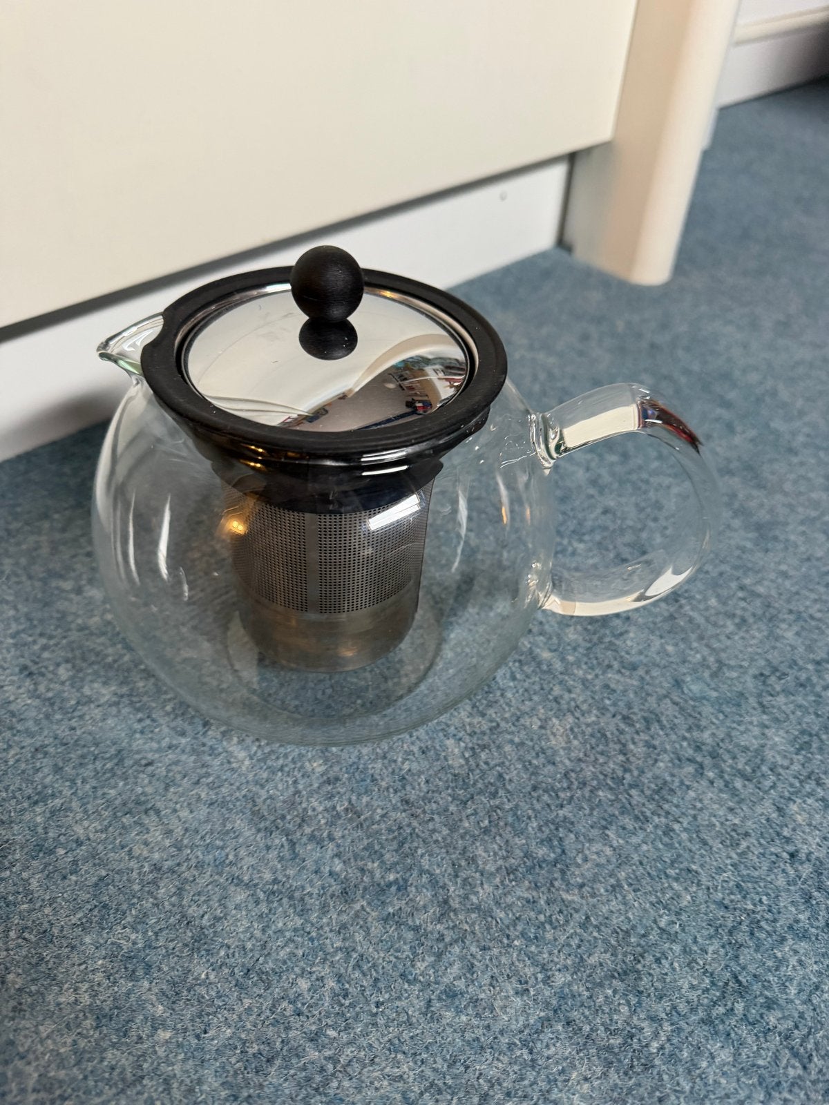 Bodum theepot met filter, glas, 1 liter, Huis en Inrichting, Theepot/fluitketel, Glas, Bodum, Ophalen of Verzenden