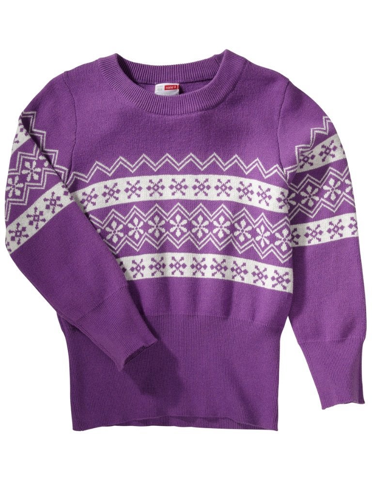 Name It paarse trui Vuda Knit noors jacquard dessin 122-128, Meisje, Trui of Vest, Nieuw, Ophalen of Verzenden