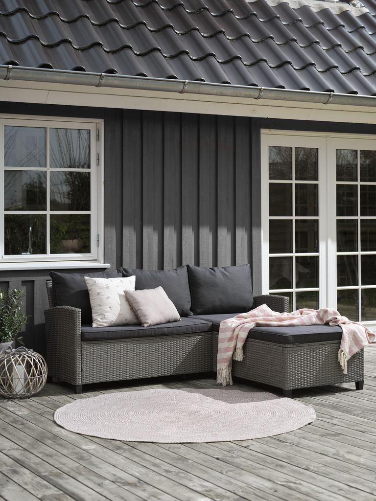 3-persoons tuin hoekbank NIEUW IN DOOS (€185 ipv €299), Tuin en Terras, Tuinbanken, Ophalen of Verzenden, Nieuw, Rotan