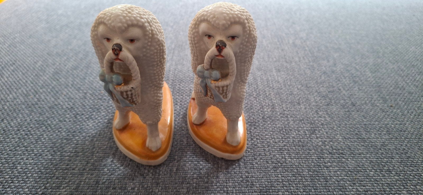 Vintage Poedel Beeldjes - Hoerenhondjes, Ophalen of Verzenden, Gebruikt, Hond of Kat, Beeldje of Figuurtje