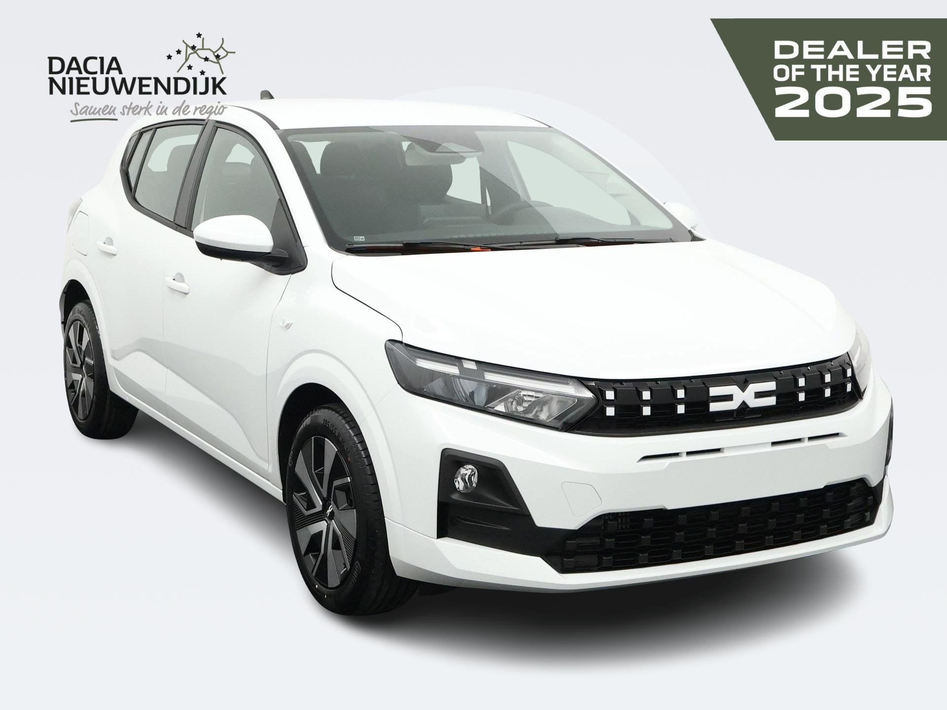 Dacia Sandero 1.0 TCe 100 Limited Edition CLIMATE CONTROL |, Auto's, Voorwielaandrijving, Euro 6, Wit, Bedrijf