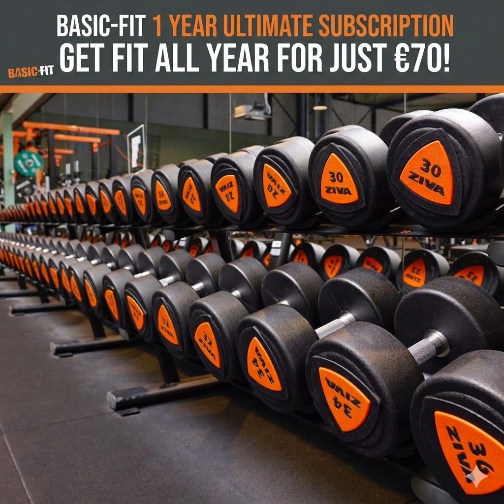 Basic-Fit Ultimate Abonnement - 6Month Fitness voor €70!, Ophalen of Verzenden