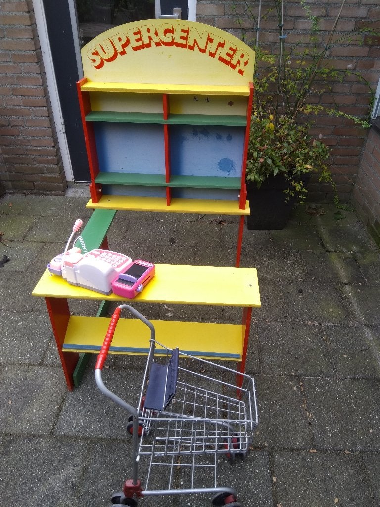Speelgoed winkeltje, Kinderen en Baby's, Ophalen, Gebruikt, Overige materialen
