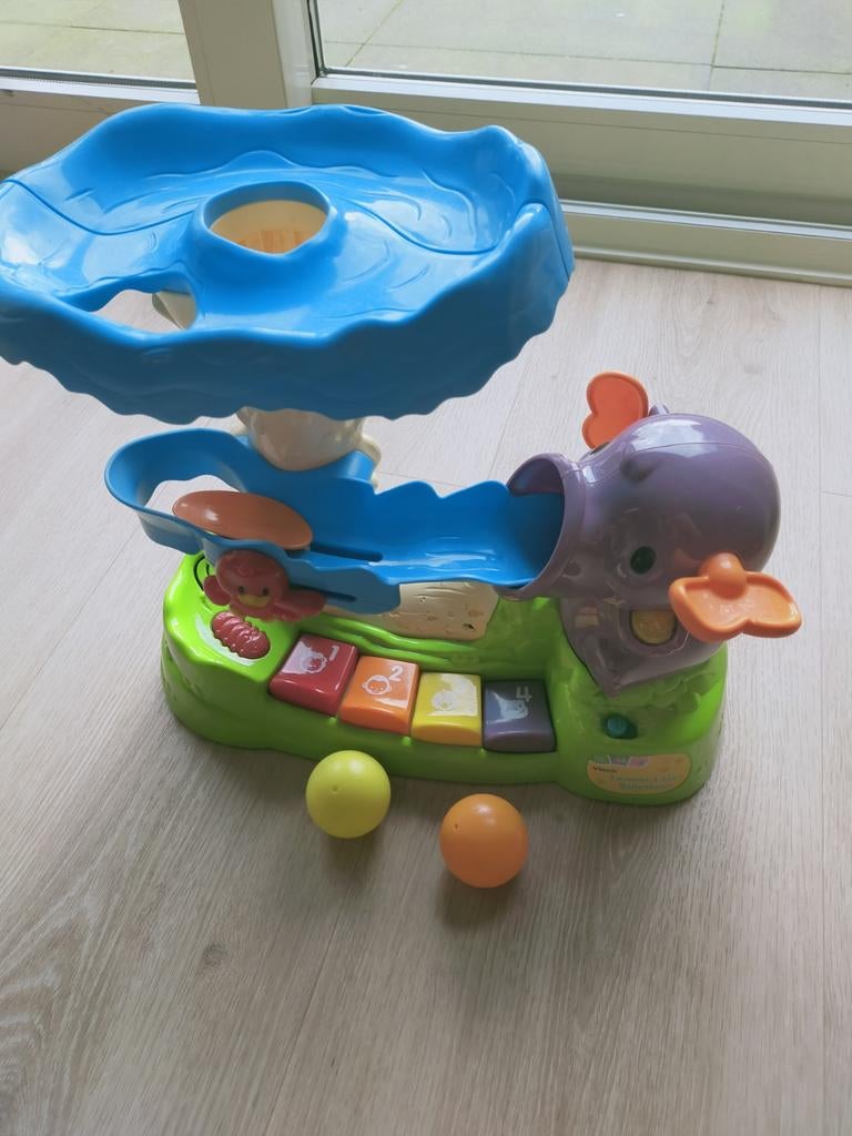 VTech Lanceer & Leer Ballenbaan met geluid en licht, Kinderen en Baby's, Speelgoed | Vtech, Ophalen of Verzenden, Zo goed als nieuw