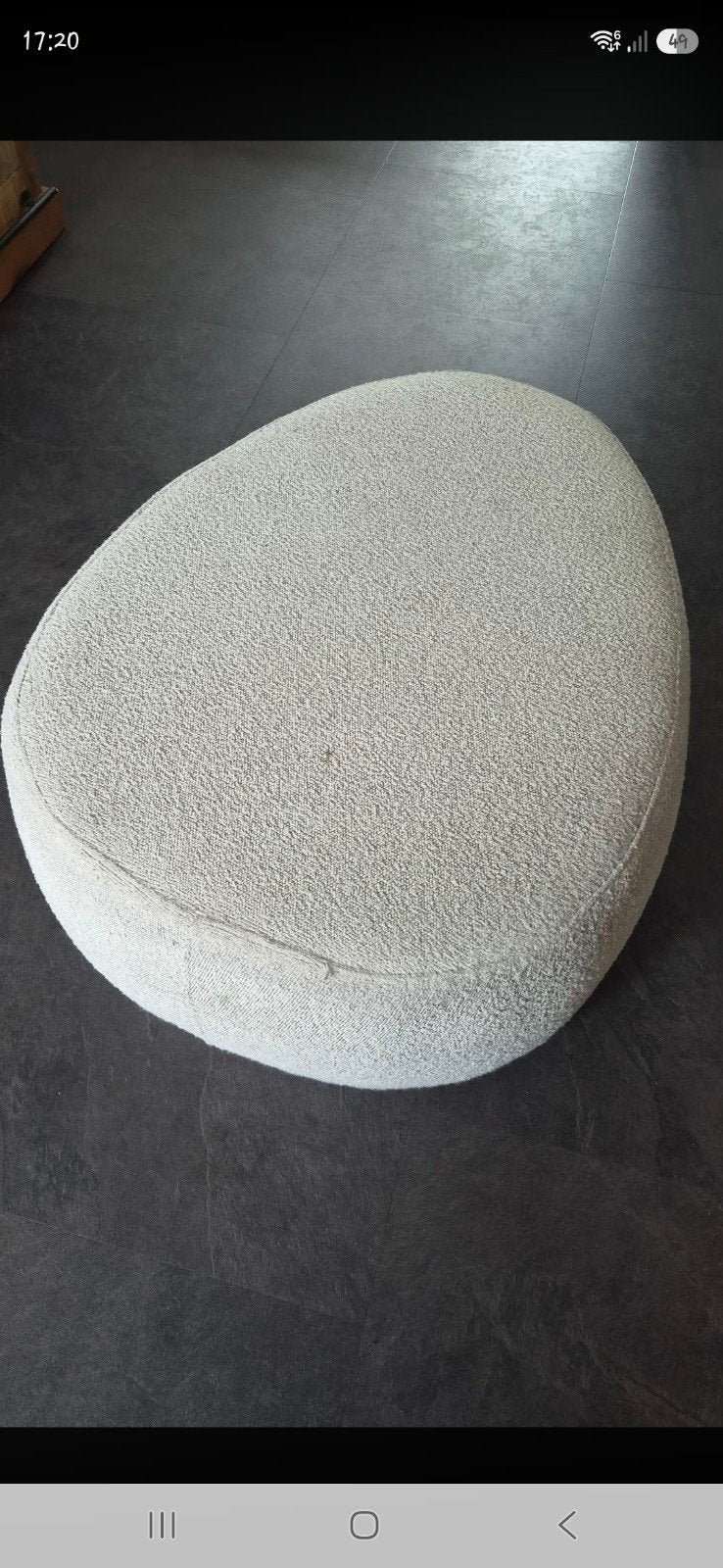 hocker / poef, Ophalen